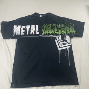 Metal Mulisha Shirt Adult Med Black/Green Graphic Short Sleeve Biker Grunge Mens - Bild 1 von 7