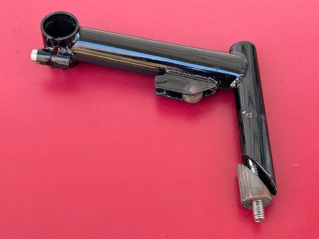 De colección Nitto MTB Rodillo Pluma Vástago Cuello de Ganso 22.2 Negro Años 80 Cable Guía Elevador Foto 1 de 4