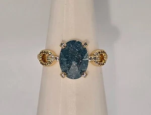 Bombe Party Ring Größe 9 RG28189 dreifache Brillanz - Bild 1 von 5