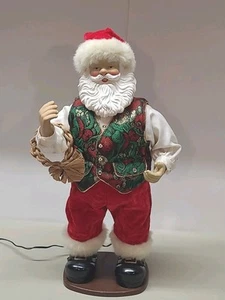 De colección Rockin Alrededor del Árbol de Navidad Animado Musical Bailando Papá Noel - Imagen 1 de 7