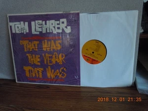 LEHRER,TOM Vinyl lp...THAT WAS THE YEAR THAT WAS...REPRISE...M-/VG++...'65 - Foto 1 di 2