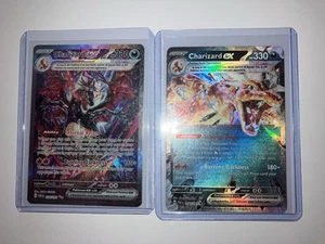 Pokemon Shiny Charizard EX 234/091 & Charizard EX 054/091 BOTH NM - Picture 1 of 4