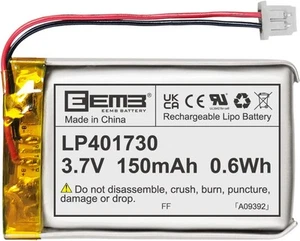 EEMB Lithium Polymer Battery 3.7V 150mAh 401730 Lipo Rechargeable 1 - Picture 1 of 9