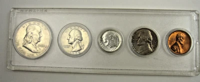 1959 U.S. Mint Coin Set – Near UNC – 90% Silver - Image 1 of 4