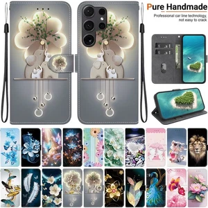 Für Samsung Galaxy A56 A55 A54 A53 Muster Flip Wallet Stand Handy Hülle Cover - Bild 1 von 61