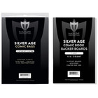 100 Max Pro Silver Age Comic Book Archival 2-mil Bags + Acid Free Backer Boards