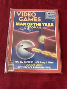 Video Games Magazine August 1982 Premiere Issue #1 PAC-Man Man Of The Year - Imagen 1 de 2