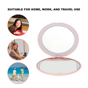 P-ink 3.5in LED Mirror 1X 10X Magnification Double Sided Makeup Mirror For H NEW - Picture 1 of 12