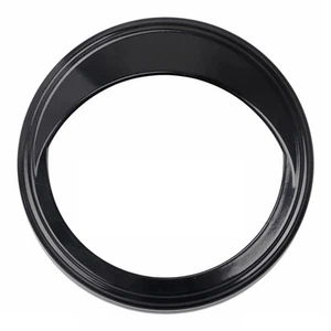 5" Aluminum Speedometer Bezel Black Plated Trim Ring Visor Cover Fit For Harley - Picture 1 of 9