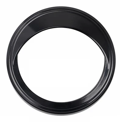 5" Aluminum Speedometer Bezel Black Plated Trim Ring Visor Cover Fit For Harley - Image 1 of 4