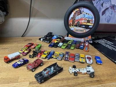 Corgi Toys DC Comics Batmobile Diecast Car 1966 Vintage (total Of 45 Random Cars - Image 1 of 4