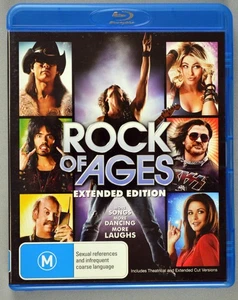 ROCK OF AGES Ext & Theatrical Cuts ROCK MUSICAL Comedy 2012 Aus BLU-RAY - Picture 1 of 3