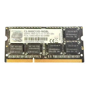 Module RAM 8 GB DDR3L‑1600 G.Skill F3-1600C11D-16GSL – PC3L‑12800 – SO‑DIMM - Picture 1 of 1