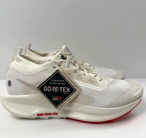 NIKE React Pegasus Trail 5 GoreTex Running Sail Red Men's 11.5 FQ0912-100 NEW - Picture 1 of 24