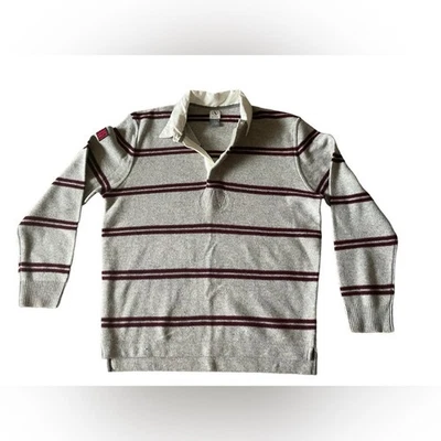 Suéter AIGLE Hombre/Adolescente 100% Lana Cuello Talla Grande Ligero Academia Preppy Foto 1 de 4