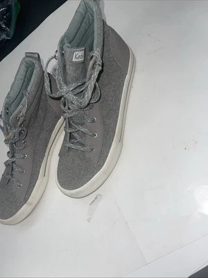 Zapatillas altas Keds Topkick gris lana para mujer talla 8 mezcla de lana WF57402 Foto 1 de 4