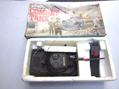 Vintage  Radio Control Tank Radio Shack Tandy w/Original Box 1984 Vintage Toy AF - Image 1 of 4