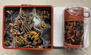 Fiambrera de hojalata de película de terror Trick R Treat con termo de Fright Rags - Imagen 1 de 11