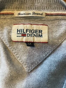Tommy Hilfiger Strickpullover Herren M grau top - Bild 1 von 7