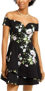 B Darlin Tiered Floral Formal Dress Size 9/10 - Picture 1 of 12