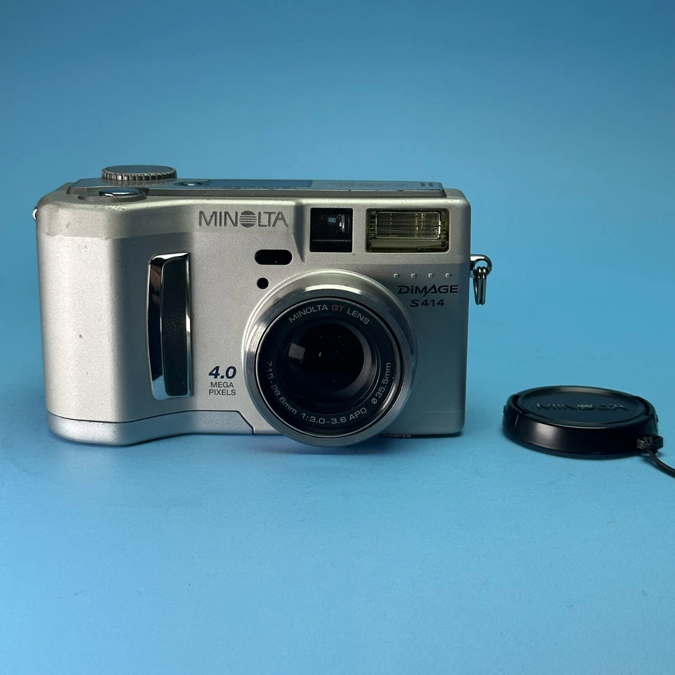 Konica Minolta DiMAGE S414 4.0MP Digital Camera - Silver - Image 1 of 4