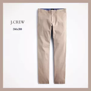 Neu mit Etikett - J. Crew Herren 484 schmale Passform Stretch Chino Hose, khaki 34 x 30 - $ 79 - Bild 1 von 12