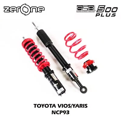 TOYOTA VIOS YARIS 2003+ NCP93 - ZERONE PERFORMANCE COILOVER SUSPENSION KIT - Image 1 of 4