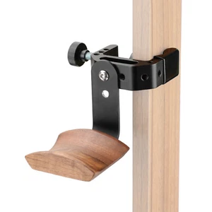 CAMVATE Universal Wooden Headphone Headset Stand Hanger &Heavy-duty C Clamp Grip - Picture 1 of 7