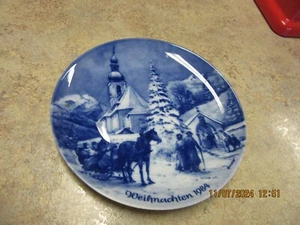 Vintage 1984 West Germany Weihnachten Weihnachtsteller - Bild 1 von 5