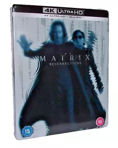 The Matrix Resurrections (4K Ultra HD + Blu Ray, 2021) Steelbook - New & Sealed. - Picture 1 of 3
