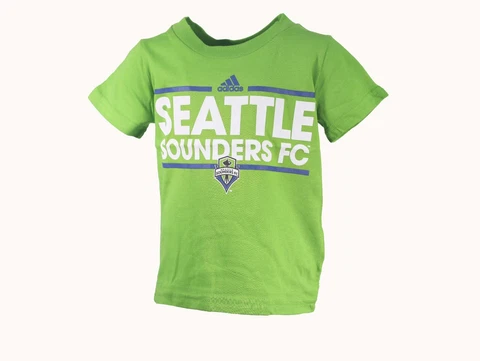 Seattle Sounders Official Adidas MLS Infant Toddler Kids T-Shirt New With Tags Cover