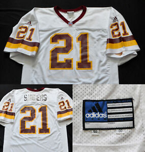 Deion Sanders Washington Redskins 2000 Team Game Issue Jersey Adidas White sz 50