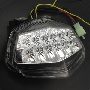 Clear LED Tail Light Brake Turn Signal Lamp For Kawasaki Ninja 250R 2008-2012 - Picture 1 of 7