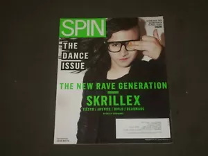 2011 OCTOBER SPIN MAGAZINE - SKRILLEX COVER - GREAT PHOTOS - B 2111 - Foto 1 di 2