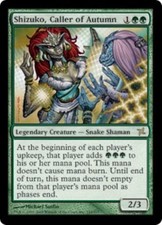 WOTC MtG Betrayers of Kamigawa Shizuko, Caller of Autumn (R) EX