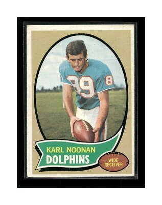 1970 Topps #223 Karl Noonan Miami Dolphins EX FOOTBALL - Image 1 of 2