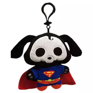 Skelanimals - DC Heroes Dax Superman 4 Mini Clip On Made of Soft Polyester Plush - Picture 1 of 1