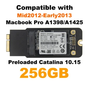 256GB SSD For MacBook Pro A1398 Mid 2012 Early 2013 A1425 Late 2012 Early 2013 - Bild 1 von 6