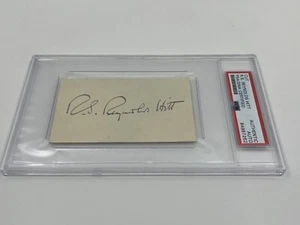 R. S. Reynolds Hitt US Minister Guatemala signed Autogramm Cut PSA DNA - Bild 1 von 1