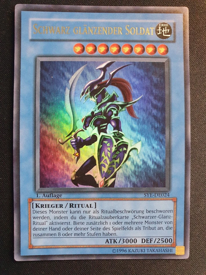 Yu-Gi-Oh! SYE-DE024 Schwarz glänzender Soldat Ultra Rare NM 1st Ed - Bild 1 von 1