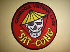 Vietnam War Patch Southeast Asia CAMBODIA - VIETNAM - LAOS "SAT CONG" Kill VC 