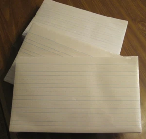 Handwriting paper, 1500 sheets: 3 sealed packs of 500 sheets each! - Picture 1 of 9