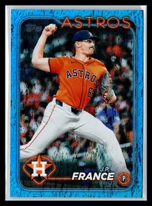 2024 Topps Actualización US26 J.P. Francia Astros Azul Holo Foilboard/999 - Imagen 1 de 2