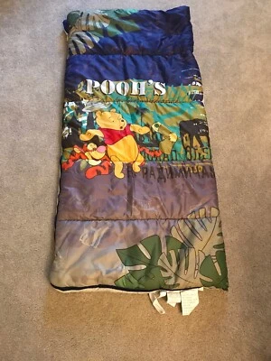 Disney Childrens Sleeping Bag Winnie the Pooh Poohs Jungle Adventures Tigger - Image 1 of 4