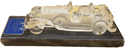 Coche de cristal Hofbauer 1930 Duesenberg extremadamente raro - REDUCIDO Foto 1 de 4