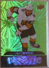 Peyton Krebs 2020-21 Upper Deck Dazzlers Green #DZ-97 Vegas Golden Knights