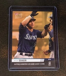 Tarjeta de bonificación 2019 Topps Now #ODB-40 Kyle Seager Road - Juego de 3 horas - Imagen 1 de 2