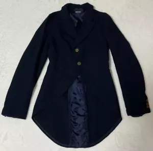 COMME des GARCONS Women's Vintage Jacket Very Good Condition Navy Blue size S - Picture 1 of 15