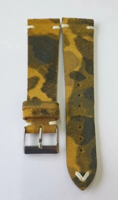 Cinturino Artigianale Camouflage 20mm nuovo.  - Immagine 1 di 4