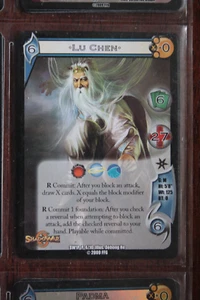 Universal Fighting System ShadowWar Promo *Lu Chen* Set SW1P - Picture 1 of 1